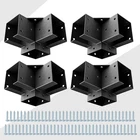 Eapele Pergola Corner Brackets 4X4 3-WAY 90 Steel Hunting Blind New. Price: $112.39.