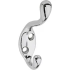 (10)-NATIONAL Hardware Heavy-duty Chrome Coat & Hat Wardrobe Hook N273-516 New. Price: $71.89.