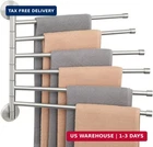 Alise Swivel Towel Rack, SUS304 Stainless Steel 6 Arms Bar, Space Saving New. Price: $73.98.