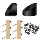 Helffer 20 Pack 3/8" Id Black Angle Beveled Washers For Cable Railing, Stainl... New. Price: $36.24.