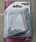 National Hardware N285-569 2-1/2" X 1-1/2" Corner Braces, Free Shipping Open. Price: $10.00.