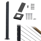 Dawn Railing Cable Post 36 X2 Steel 33 Degree Square End New. Price: $89.99.