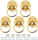 Mgoodoo 5PCS Drawer Lion Head Pull Handle Knob Dresser Cabinet Ring 1.97X3. New. Price: $23.21.