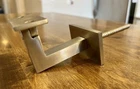 (X2) Inline Designs Stainless Steelhandrail Bracket - Magnetar Square Adjustable Open. Price: $40.00.