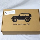 Doors Off Mirrors For Jeep Wrangler, 2 Pack New In Box. Price: $22.09.