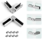 2PACK Adjustable Glass To Clamp 90-180-270 Degree Railing Fit New. Price: $54.60.