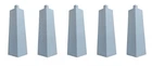 5 - New Aluminum Outside Siding Corner 8 Inches Nails Included. Price: $29.93.