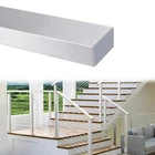 Muzata 6'6" Stainless Steel Handrail Brushed Rectangular 1PACK, New. Price: $131.77.