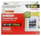 Thermwell V73/3H Frost King Pack 42" X 62" Shrink Window Insulator - Kit New. Price: $46.97.