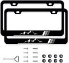 2PACK Aluminium Alloy Mountain License Plate Frames Holder Universal Rust-... New. Price: $30.74.