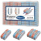 Eoppen 60PCS Lever Wire Connectors 28-12 Awg Quick Orange And Blue New. Price: $16.87.