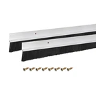 Uxcell 2PCS Door Brush Bottom Sweep H-shape Aluminum Alloy Base 1.2-INCH Pp New. Price: $72.31.