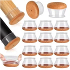 Furniture Leg Floor Protectors Pisao, Round X-large, CLEAR-24PCS New. Price: $30.62.