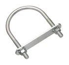 National Hardware N222-217 Steel Zinc Plated 3/8 In. Thread Round Bend U-bolt New. Price: $8.35.