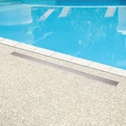 Signature Hardware ZA3-H06-BR-60-C Carmen 60" Outdoor Linear Shower Drain Open. Price: $124.20.