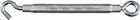 National Hardware N221-895 Zinc-plated Aluminum Hook & Eye Turnbuckle 3/8X16 In. New. Price: $10.66.