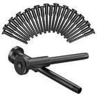 Blulu Set 3-1/2"NEWEL Post Mounting Kit 4 Pcs Bracket Metal Anchor With. Price: $66.20.