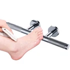 Sanliv Foot Restshower For Shaving Legsknurled Brass Bar New. Price: $89.08.
