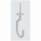 Modern Ceiling J Hook, White, 50-LB. Load, 3-11/32 In. N275-525 New. Price: $15.37.