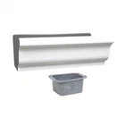 Amerimax 5.5X10.5 White Aluminum K End W/drop New. Price: $41.81.
