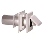 4 In. J Block Wide-mount Dual Door Wall Vent White New. Price: $24.99.