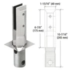 Crl FWCS10PS 316 Polished Stainless Steel Finish Core Mount Friction Fit Square New. Price: $190.00.