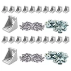 20 Sets Series Aluminum Extrusion Profiles Corner Bracket 1010 90 Deg Righ... New. Price: $31.39.