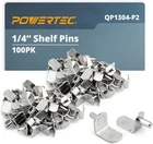 QP1304-P2 1/4 Inch Shelf Pegs 100 Pcs, L-shaped Bracket Pins Support New. Price: $23.41.