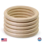 FODAU770 5PCS Natural Beech Wooden Rings Unfinished Solid Circles Heavy Dut New. Price: $56.35.