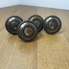 Gliderite Cabinet Knob Round Double Beaded Oil Rubbed Bronze Drawer Pull 1-3/8" Used. Price: $13.27.