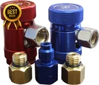 R134A R1234YF Ac Conversion Kit Deluxe Blue Red Service Adapter New. Price: $130.70.