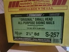 10 Lbs Usa Made Maze 8D "original" Small Head All-purpose Siding Nails 2.5" New. Price: $36.99.
