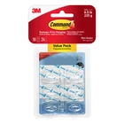 Command Mini Hooks Removable : 18-PACK (clear) New. Price: $12.98.