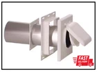 No Pest Vent 4 In. J Block Wide-mount Dual Door Wall White New. Price: $20.38.