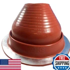 Dektite 7 Red Silicone Metal Roof Pipe Flashing High Temp Round Base Od 6 New. Price: $201.75.