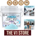 Pet-friendly Ice Melt Fast Acting Magnesium Chloride Formula, Safer Pets New. Price: $78.84.
