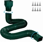 Plusgutter 16.5FT Long Downspout Extensions Flexible, 4" Diameter Drain New. Price: $58.67.