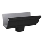 Amerimax 5.75 In. H 5.5 10 Black Aluminum End W/drop New. Price: $37.51.