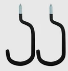 Crawford 8.5" Vinyl Coat Black Steel Medium Bicycle Hook Screw-in 75 Lb SH1825 New. Price: $8.95.
