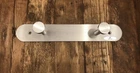 Safco 4200 Nail Head Wall Coat Rack Two Hooks Metal Satin Aluminum Open. Price: $19.95.