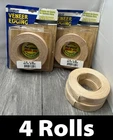 4-ROLLS Band-it Veneer Edging 7/8" X 25', White Birch (2 Loose) New. Price: $35.95.