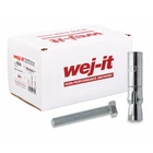 Wej-it PD58 Internally Threaded Drop-in Anchor, Carbon Steel, Zinc Plated Finish New. Price: $62.40.
