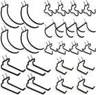 Incly 24 Pack Heavy Duty Pegboard Hooks, 1/4" Drill Holder Tool Util... New. Price: $58.49.