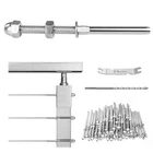 Muzata 60 Pack 1/8" Cable Railing Hardware For 2"X2" Post, Silver New. Price: $42.64.