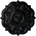 Ekena Millwork CM20DRBLF Deria Ceiling Medallion Jet Black Flat Finish Open. Price: $79.00.