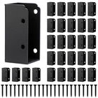 Sumnacon Deck Railing Bracket Connectors For 2''X4'' Wood Post 24 Pcs Stainless New. Price: $109.99.