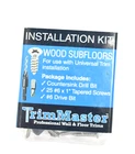 Trimmaster Universal Installation Kit For Wood Subfloors 27 Piece 51220 New. Price: $10.50.