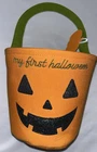 My First Halloween Basket, Pumpkin Trick Or Treat Candy Basket/bag Nwt New. Price: $14.99.