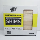 Nelson Wood Shims Box Of 84 Pcs. 1-1/2"X8" New. Price: $20.75.
