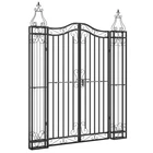 Garden Gate Ornamental Fence With Bolt Hinge Trellis Wrought Iron Vidaxl New. Price: $249.99.